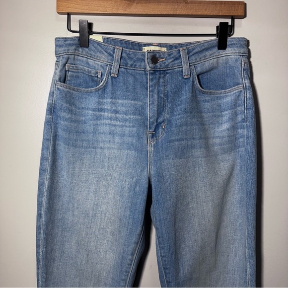 L'Agence High Rise Cropped Denim Blue Jeans Size 29 NWT - Picture 4 of 10